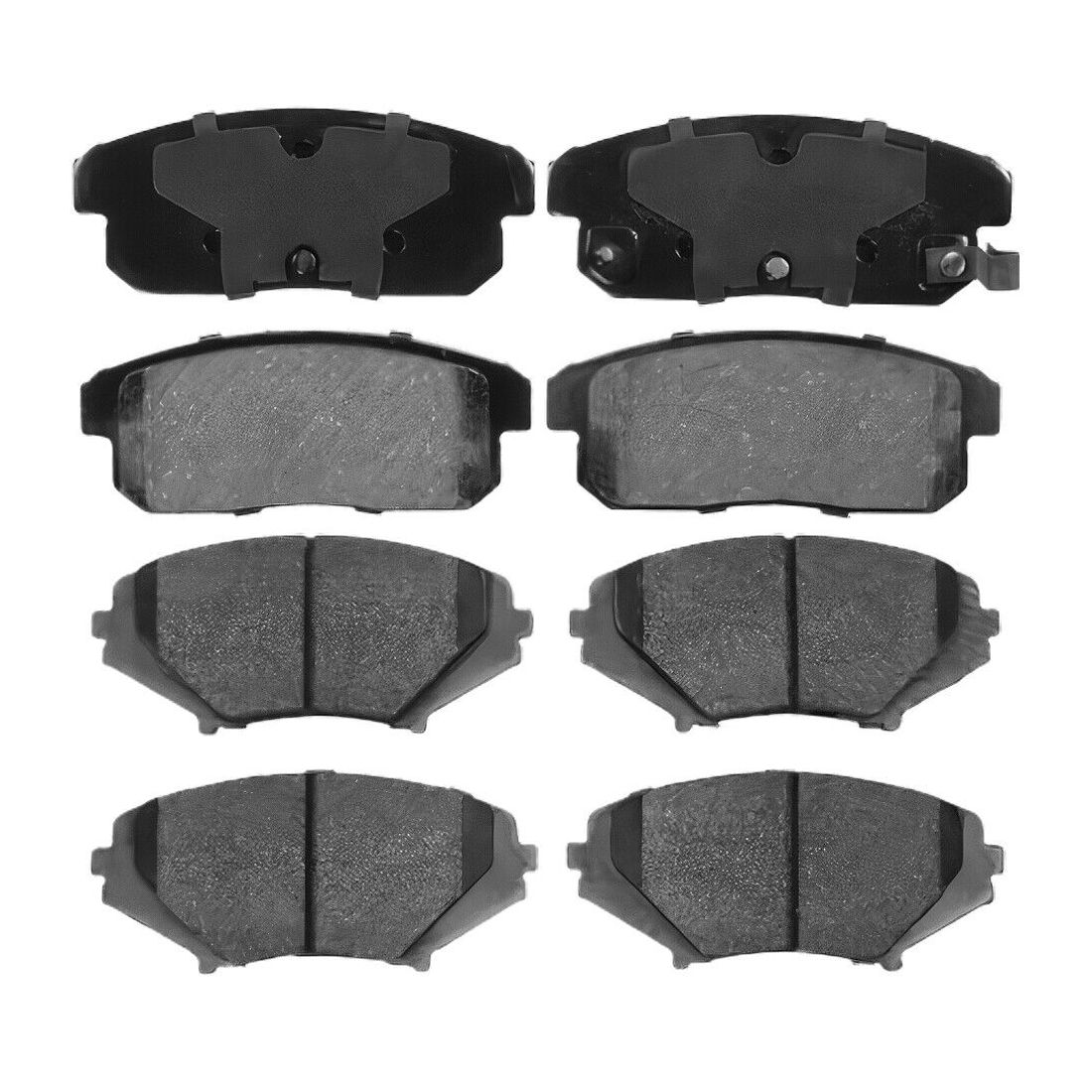 Front D1009 & Rear D1008 Disc Brake Pad Full Set For 08-11 RX-8 Sport R2 1.3L