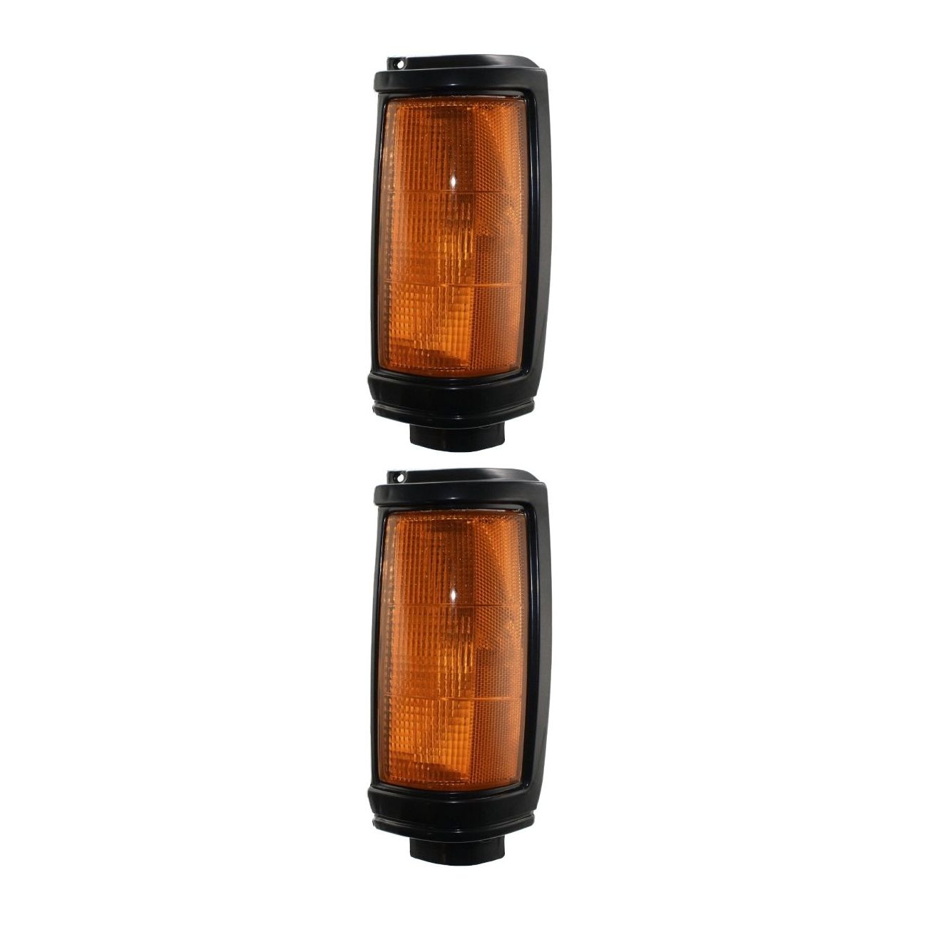 2 Sets Of - Corner Light For Mighty Max Mini Ram Ram W/ Black Trim Driver Side W/