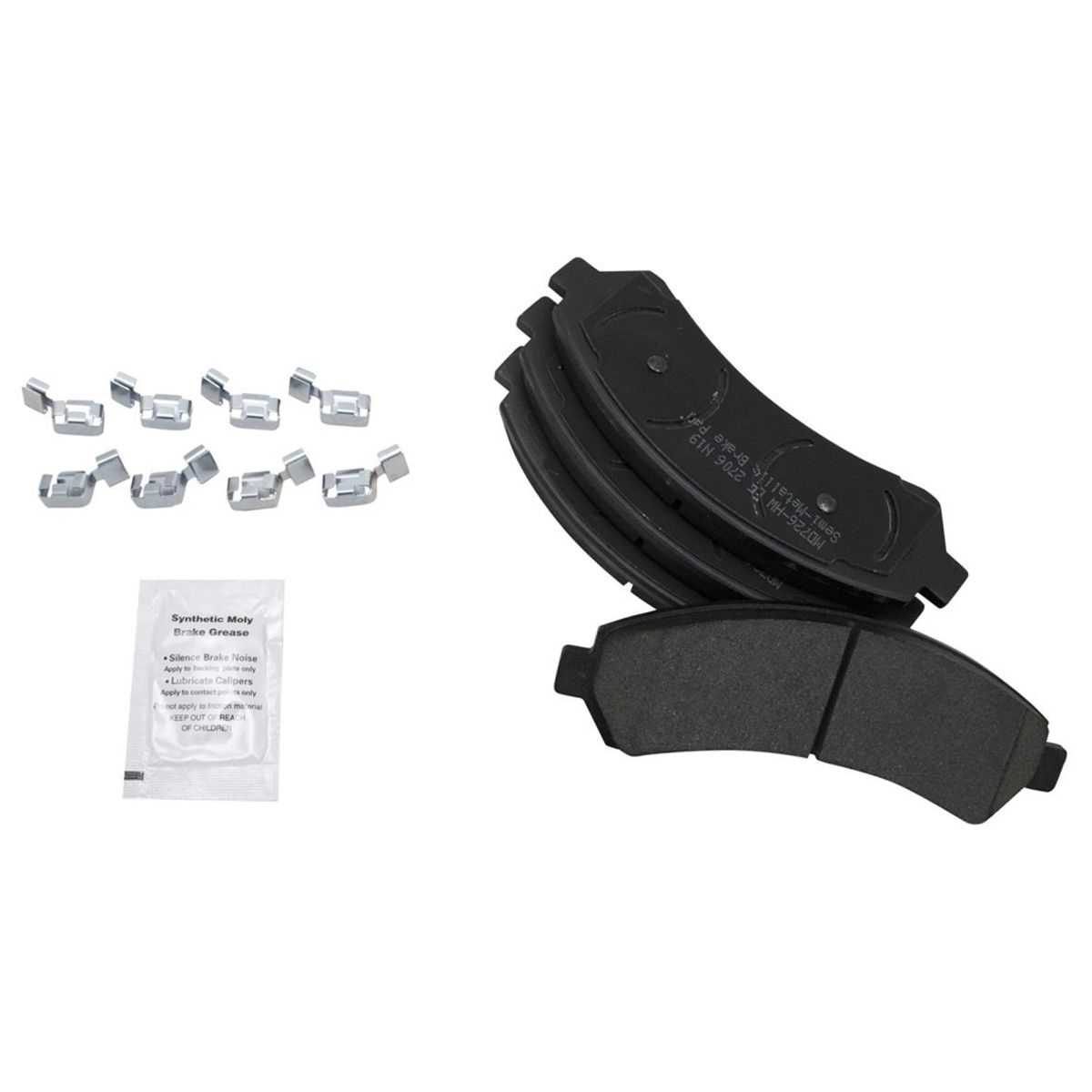 Posi Metallic Brake Pad & Performance Drilled Slotted Rotor Front Kit