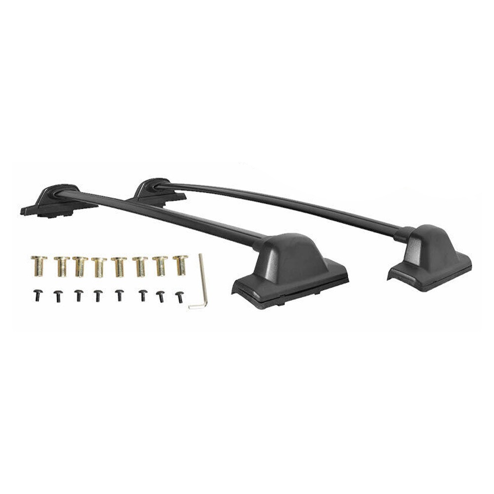 For Honda 07-11 Honda CRV CR-V OE Style Black Top Roof Rack Cross Bar In Pair