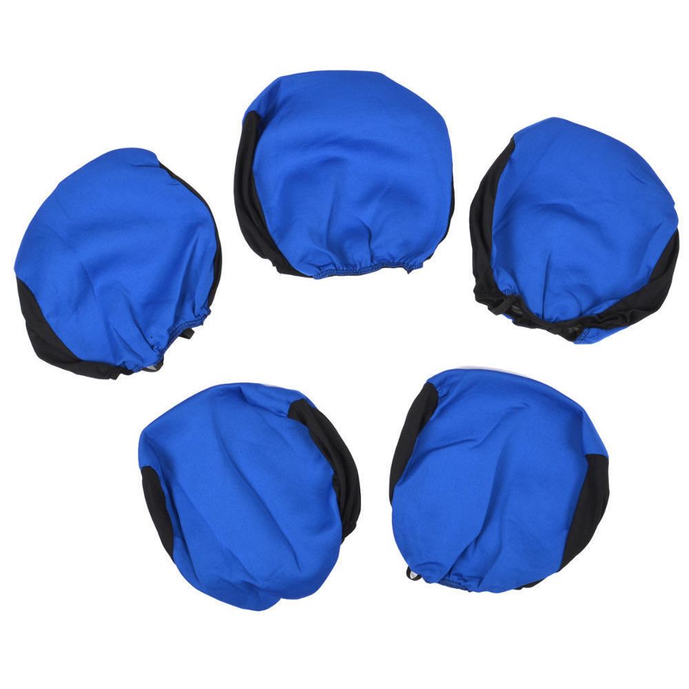 Car Seat Covers For Nissan 1982-2015 Sentra 2 Tone Blue & Black W/Split Bench