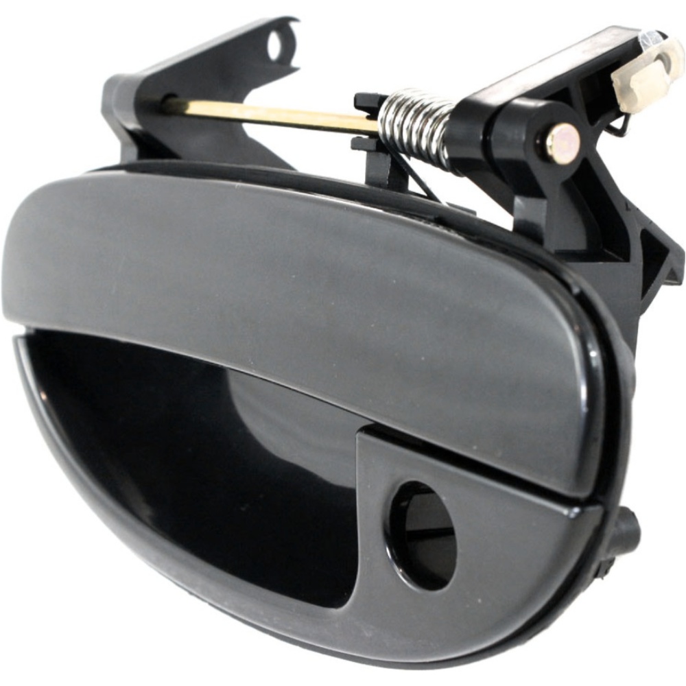 Exterior Door Handle For Daewoo 99-02 Nubira Front Driver Smooth Black Plastic