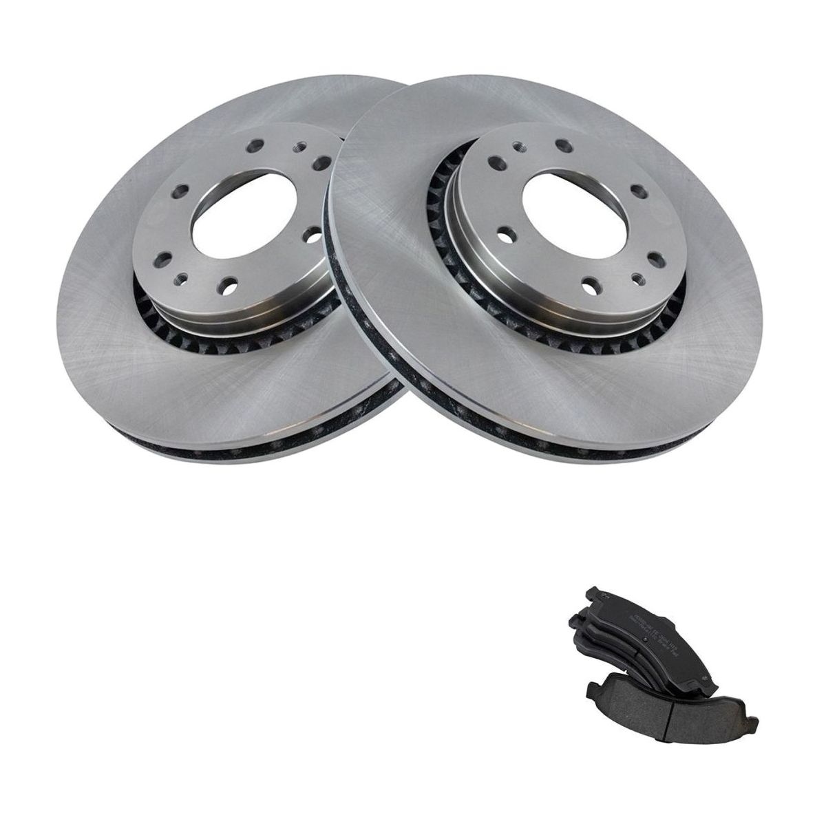 Front Metallic Brake Pad & Rotor Kit W For Buick 2004-2005 Rainier CXL Plus SUV