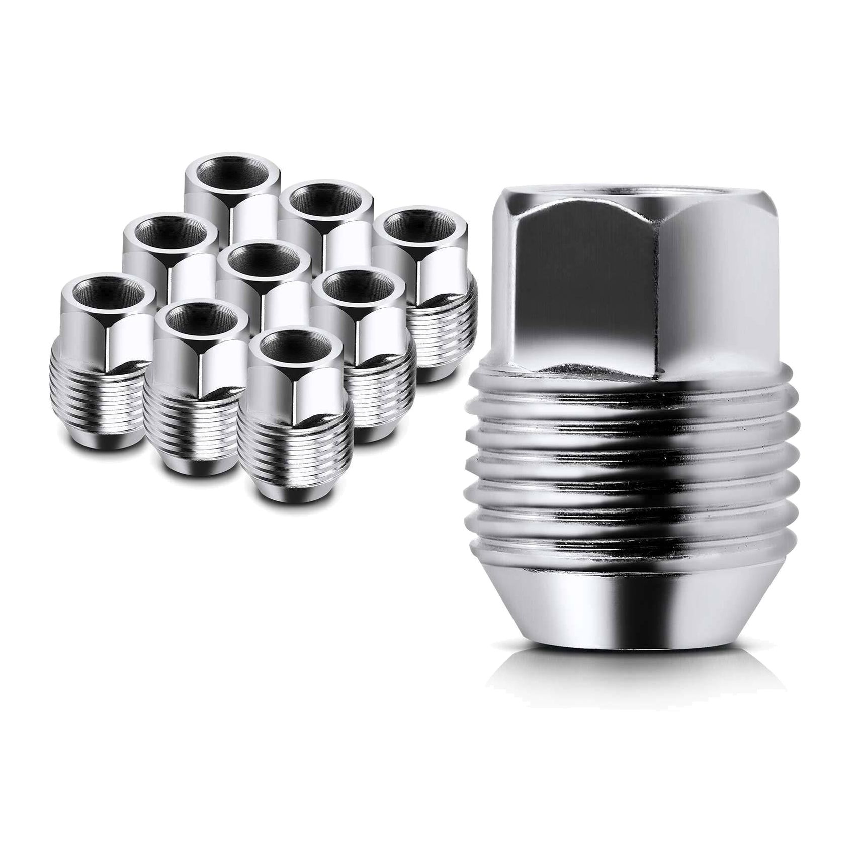 20 PCS - 10xM12-1.5 Front / Rear External Thread Wheel Lug Nut For Chevy Impala GMC
