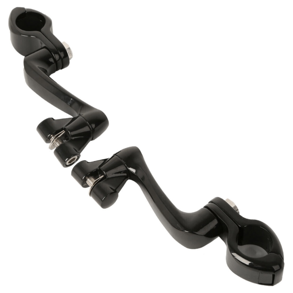 360 Adjustable Highway Foot Peg Mounting Fit For Harley 1 1/4" 32mm Engine Guard