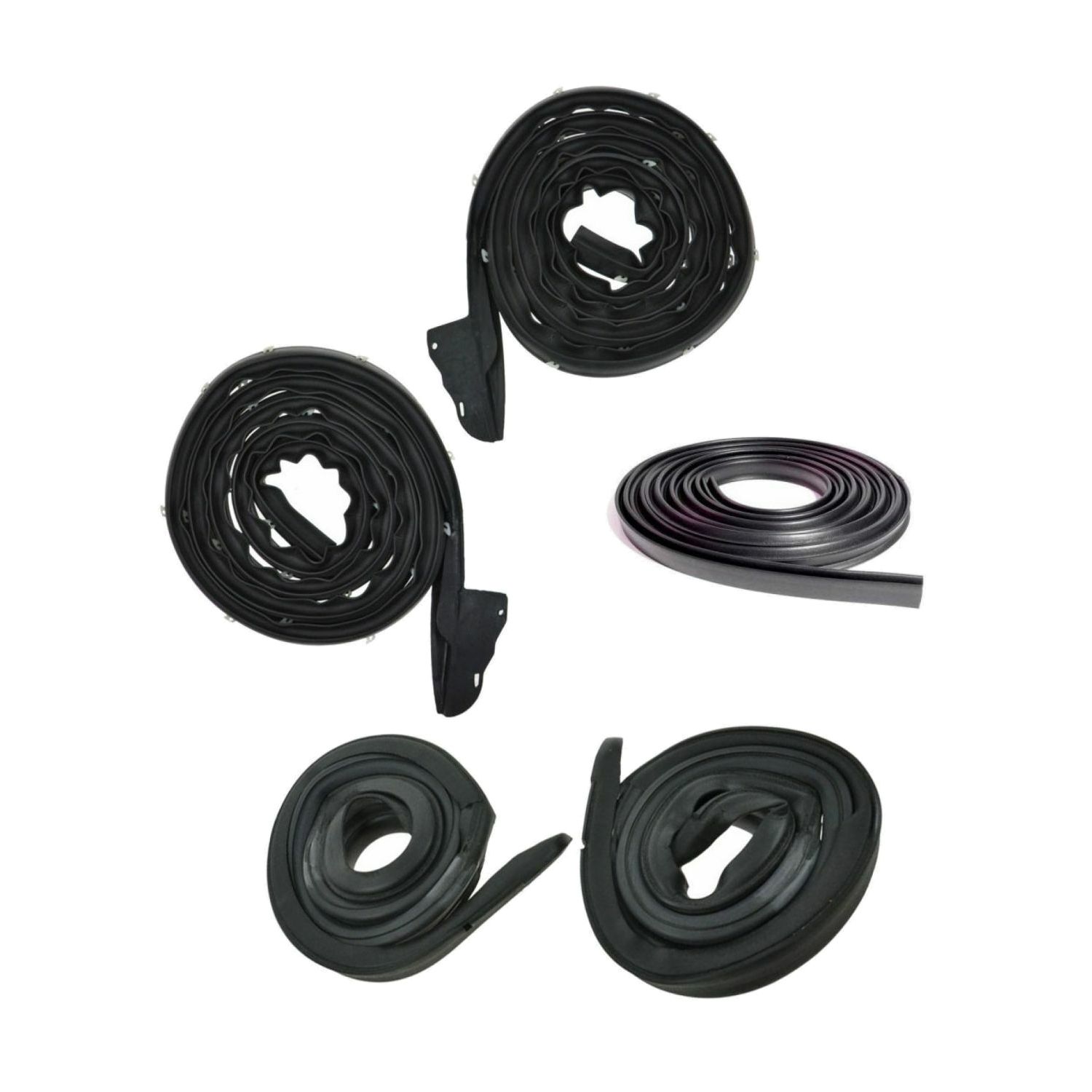 For Plymouth 1968-1969 Belvedere Weatherstrip Seal Kit Set Door Roofrail Trunk