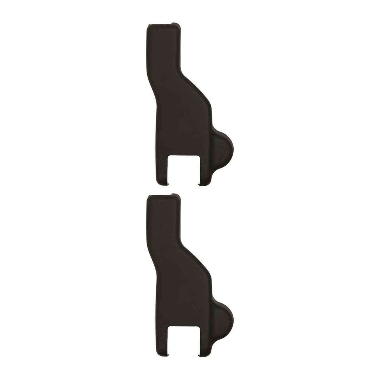 2 Sets Of - For 2008-2009 Hummer H2 Rear Bucket Seat Track Cover Black