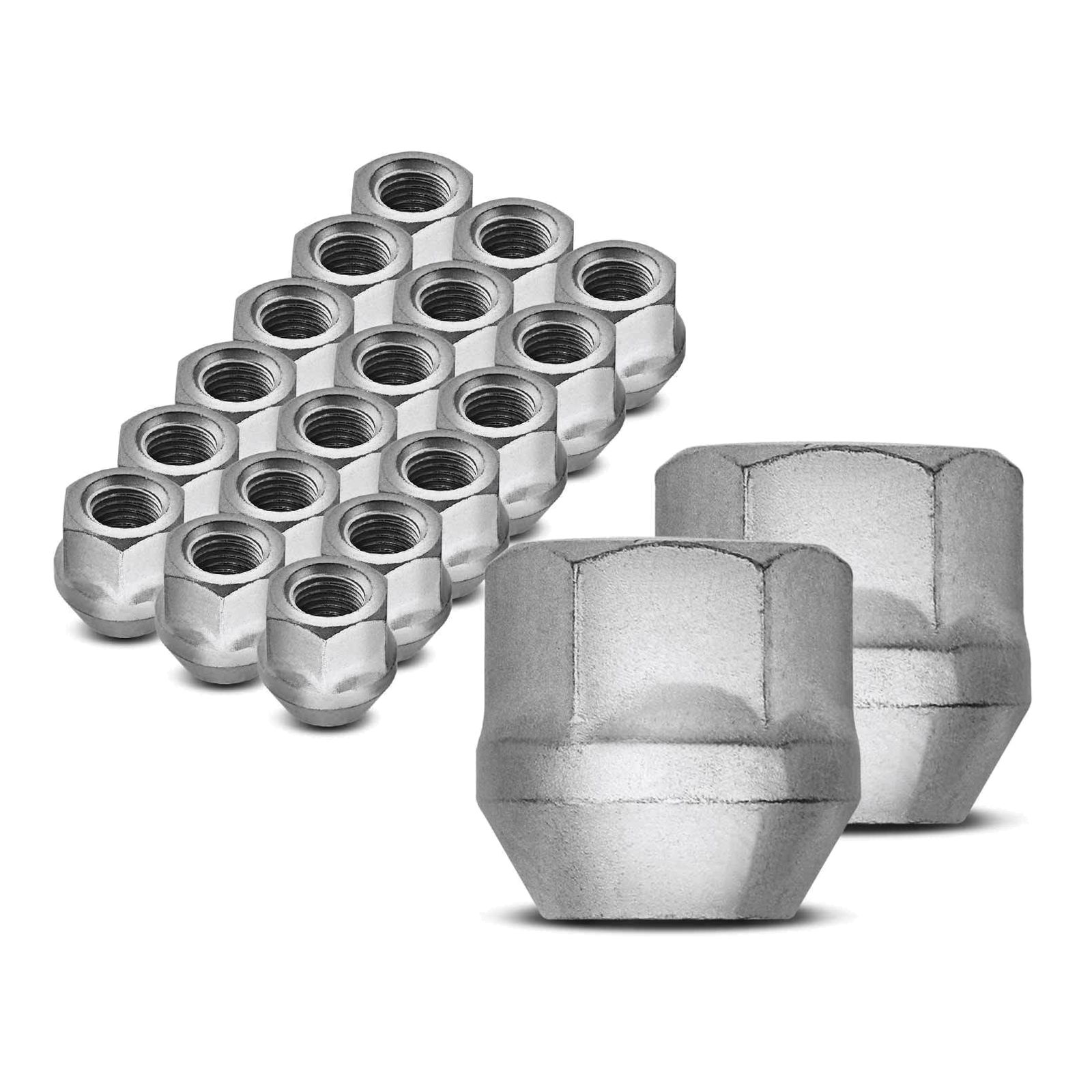 80 PCS - M12-1.5 Wheel Lug Nut For Cadillac CTS SRX Buick Chevrolet GMC Hummer Isuzu