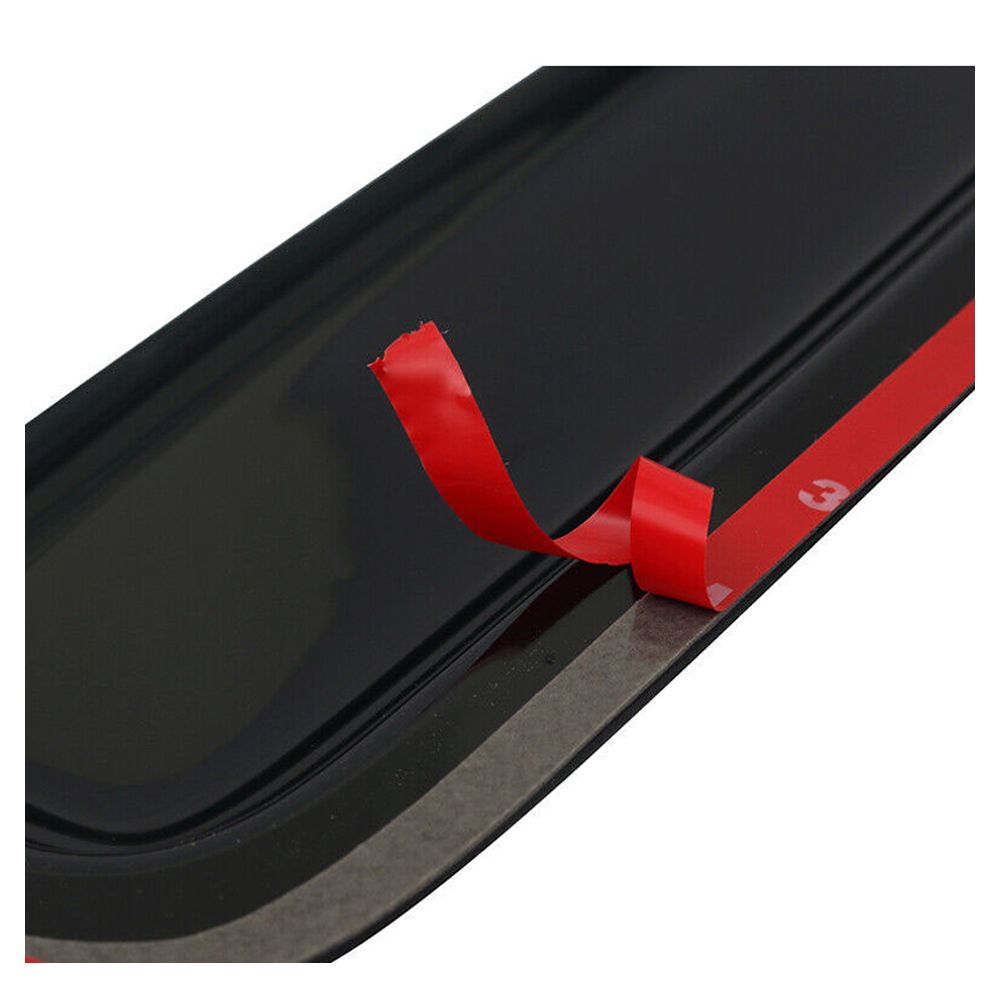 2 Sets Of - Fits 14-23 Mitsubishi Mirage Hatchback Acrylic Window Visors Rain Sun