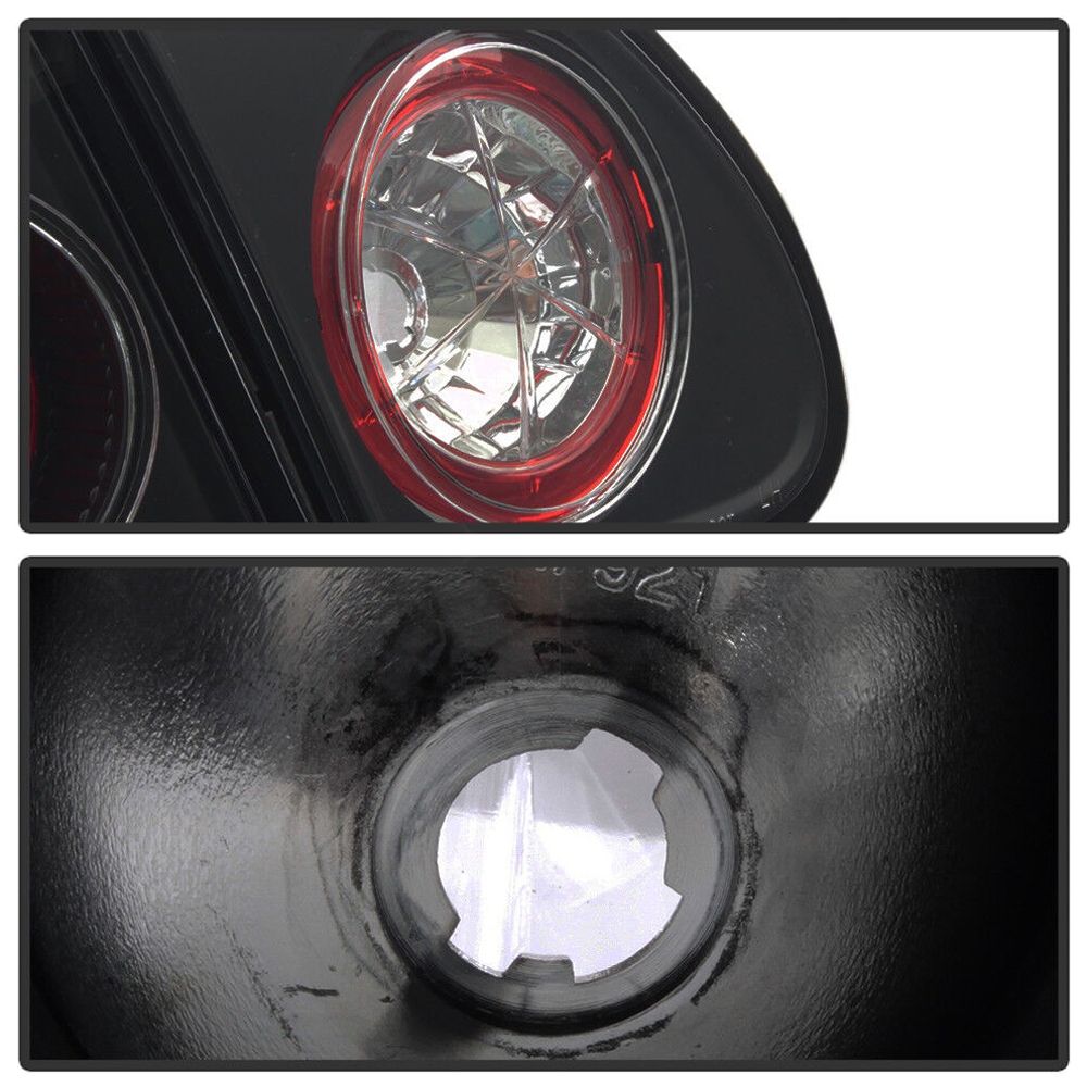 For Black JDM Style 2003-2008 Toyota Corolla Tail Lights Brake Lamps Left+Right