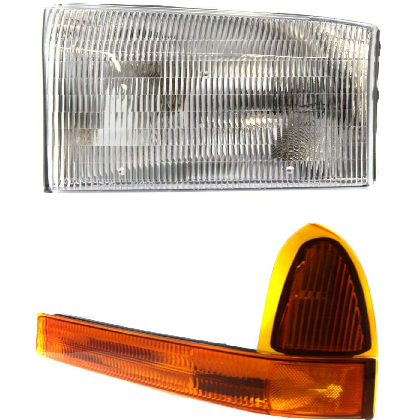 Headlight Kit For 1999-2001 Excursion F250 F350 F450 F550 SuperDuty Left 2Pc