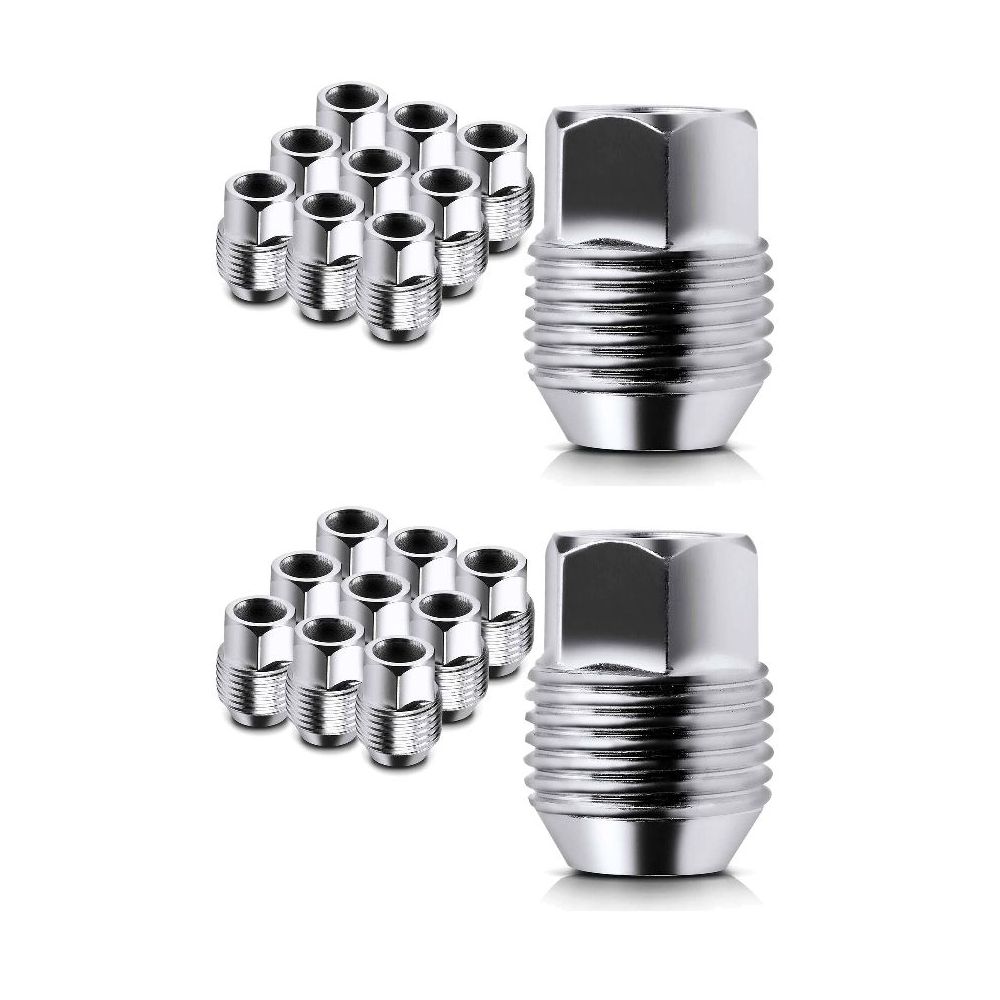 20 PCS - 10xM12-1.5 Front / Rear External Thread Wheel Lug Nut For Chevy Impala GMC