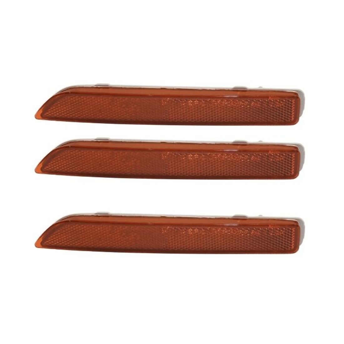 3 Sets Of - Bumper Reflector For 18-19 Nissan LEAF 15-19 Nissan Murano Rear Passenger