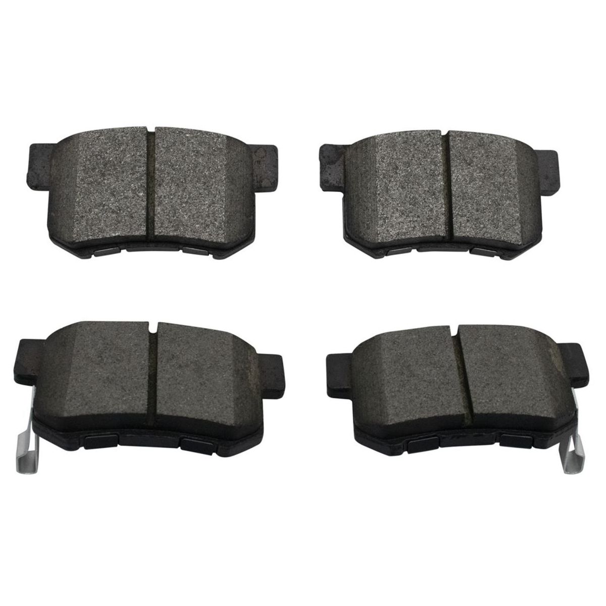 For 2004-2008 TSX Base Rear Posi Metallic Brake Pads & E-Coated Rotors Kit Set