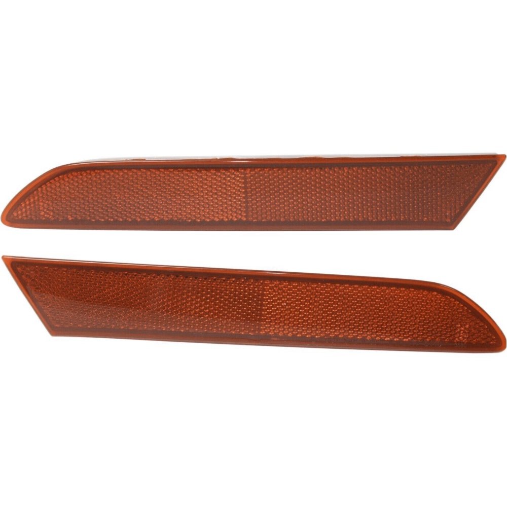 Bumper Reflector Set For Mazda 2010-2012 CX-7 Sport Utility Rear Inner 2Pc