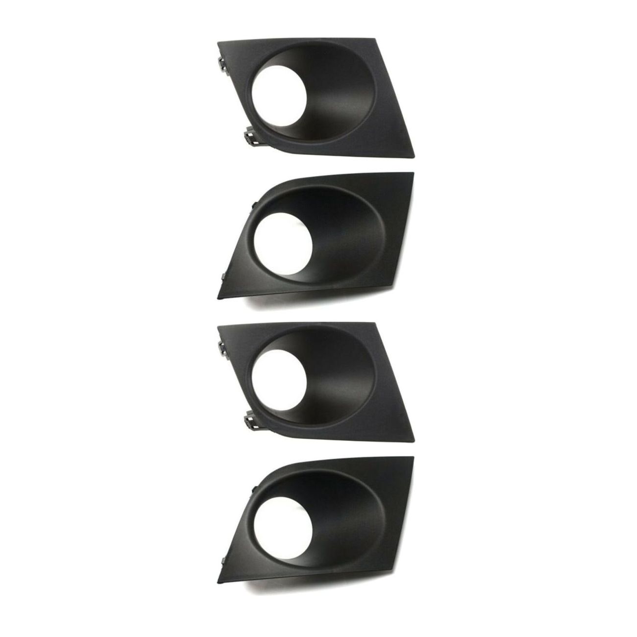 2 Sets Of - Fog Light Trim Set For 2007-2012 Nissan Versa Left & Right W/ Fog Light