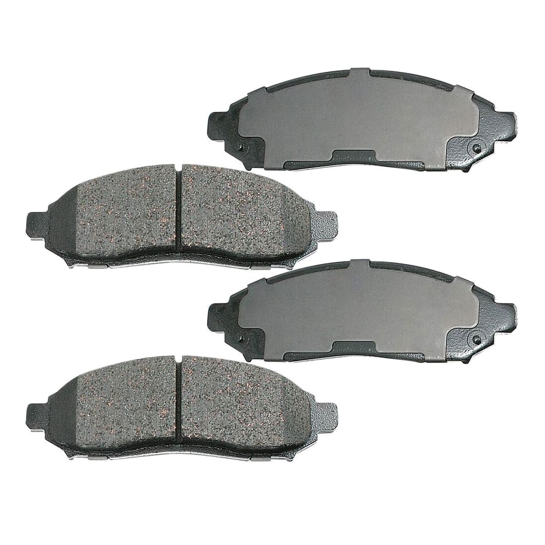 Front Ceramic Brake Pad W/Hardware Kit For Nissan 2005-2015 Xterra Frontier A4N