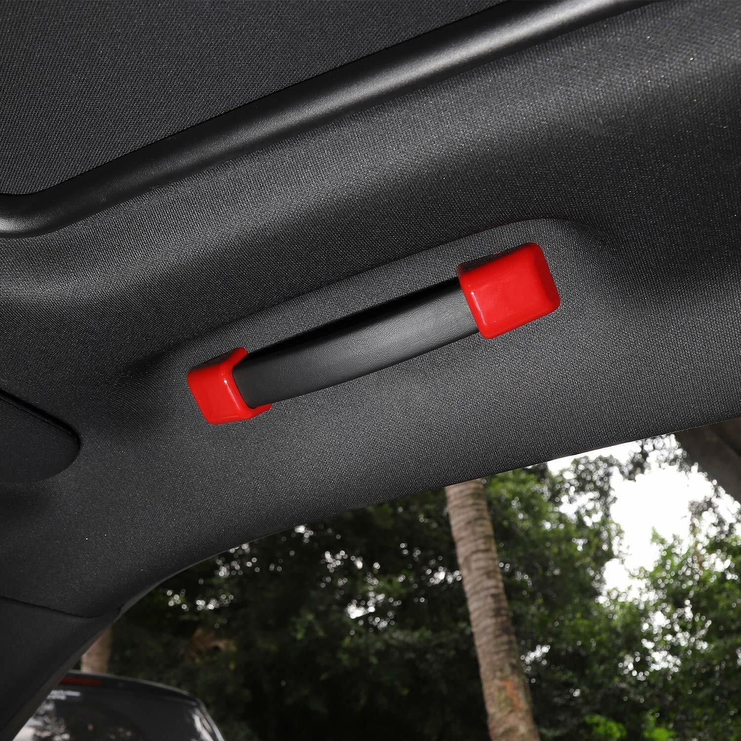 4 Sets Of - Interior Roof Top Grab Handle Decoration Cover Trim