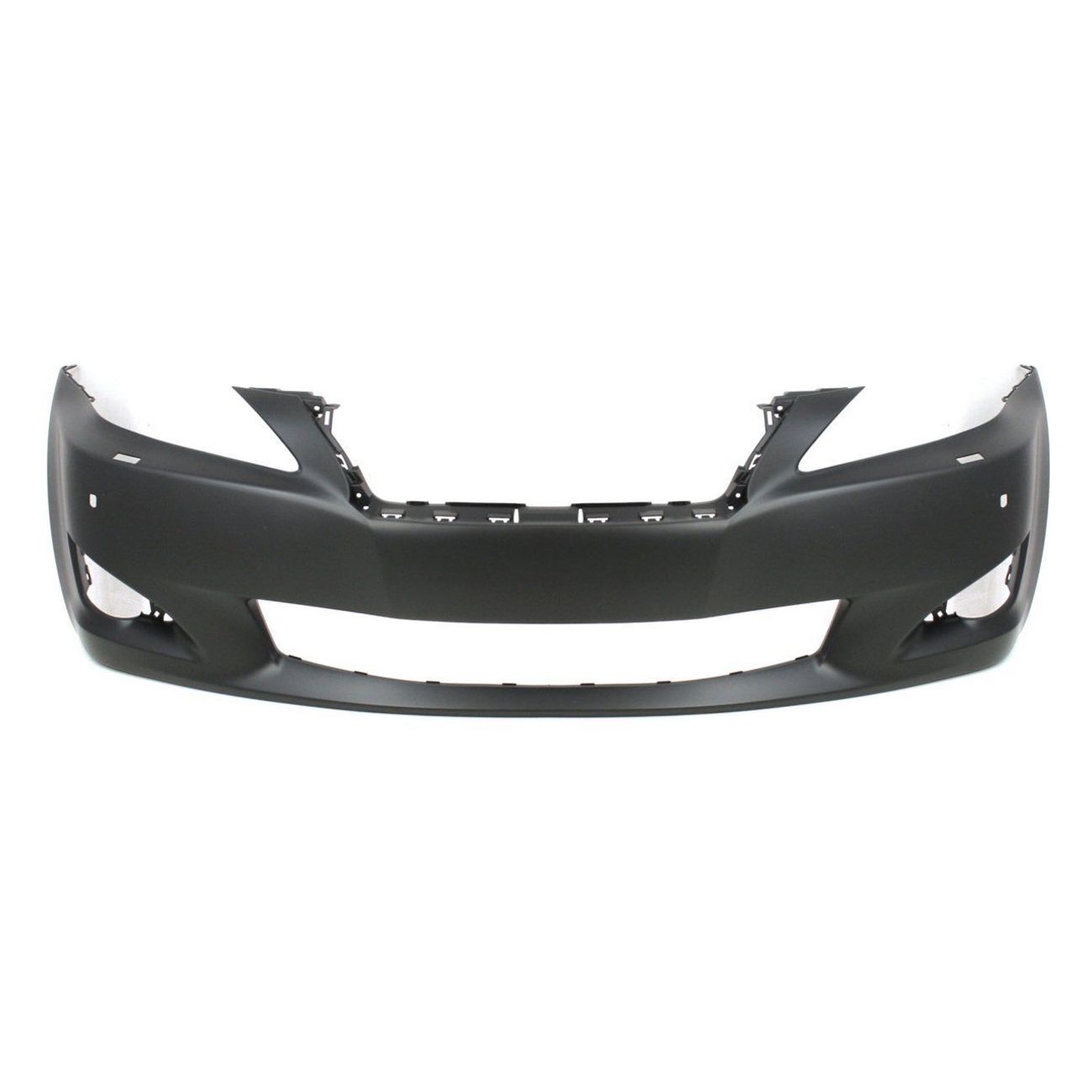 Front Bumper Cover For 2009-2010 Lexus IS250 Base Sedan W/fog Lamp Holes