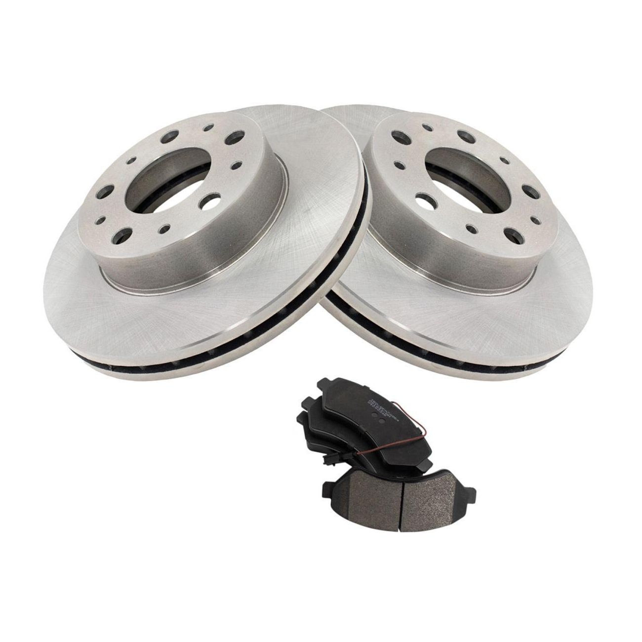 Front Premium Posi Ceramic Disc Brake Pads & Rotors Kit For ProMaster Van