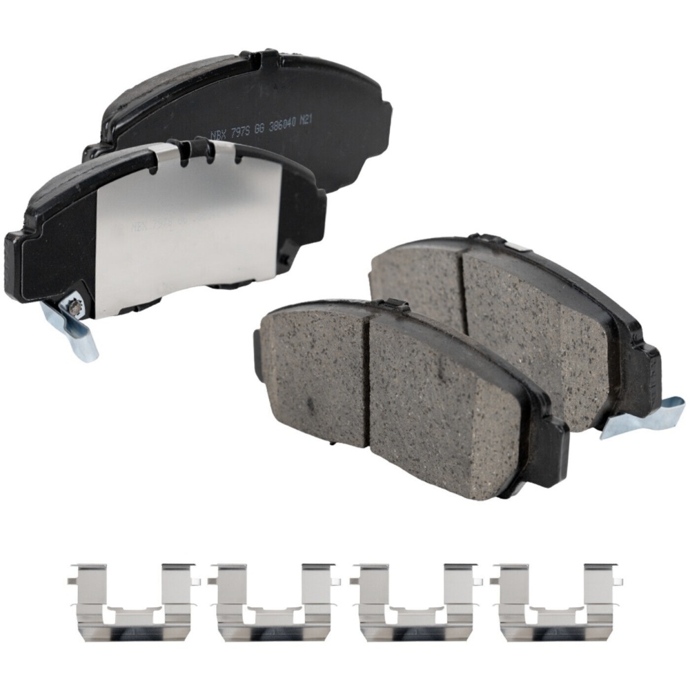 Front Ceramic Brake Pad Set For 2003-2011 Honda Accord Sedan