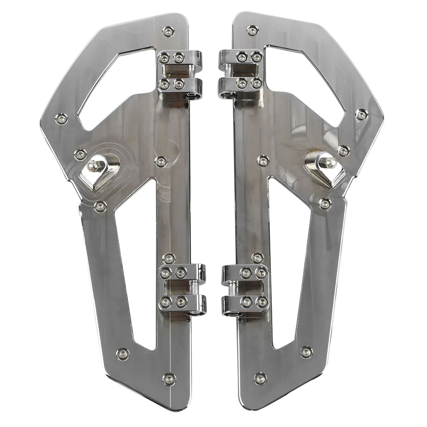 For 11-13 Harley-Davidson Blackline Chrome Front Driver Floorboard Footboard