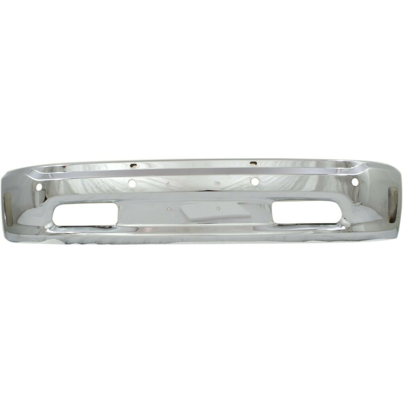 Chrome Steel Front Bumper Face Bar For 1500 1500 Classic W/ Fog & Park Ast