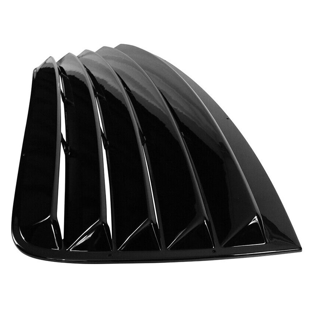 For Challenger 08-23 Dodge Challenger Rear Window Louver Cover ABS Gloss Black