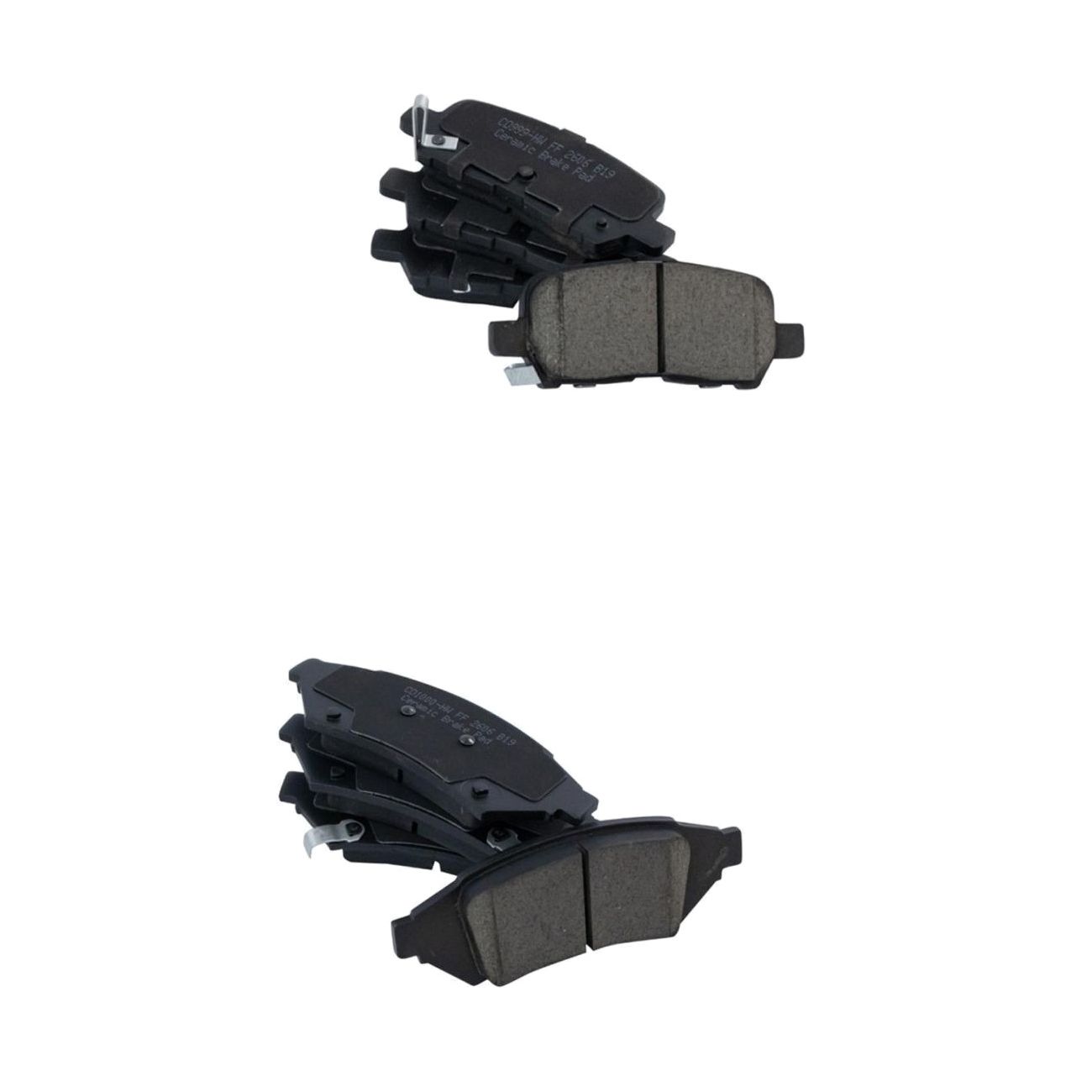 For Pontiac 2004 Grand Prix GT1 Sedan Front & Rear Ceramic Disc Brake Pad Kit