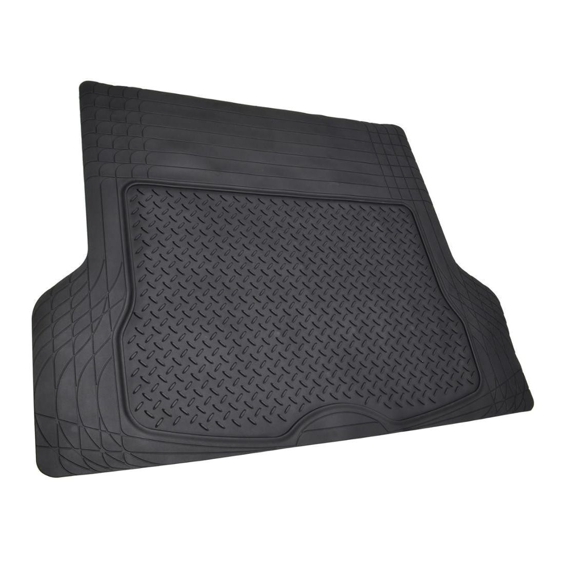 Black Rubber Trunk Mat For 1998-2017 Accord Coupe Cars Universal Trim To Liner