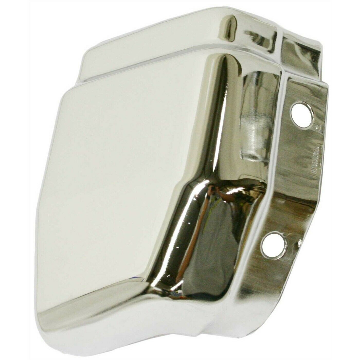 Bumper End Caps For Nissan 1986-1992 D21 Set Of 2 Front Chrome