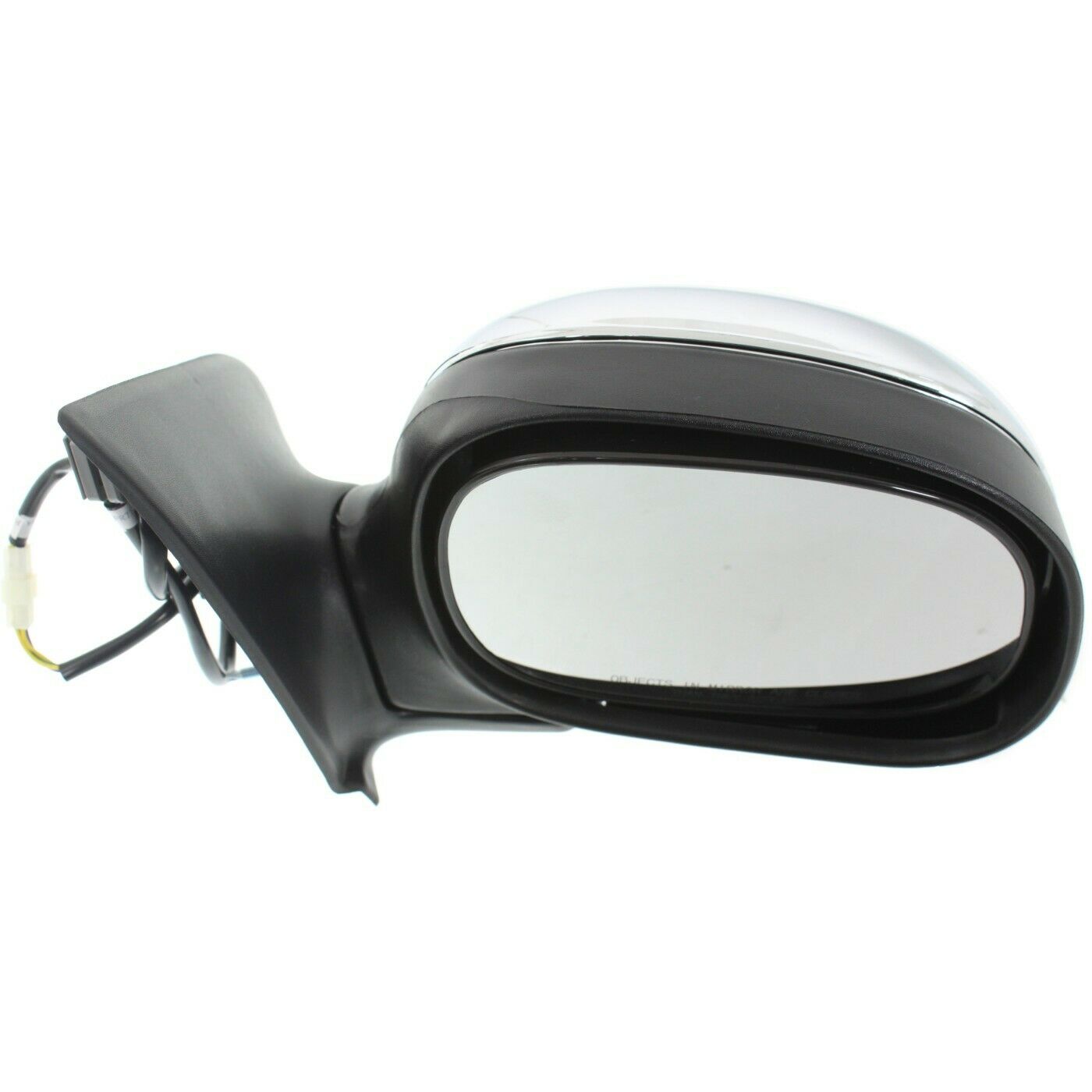 Power Side View Mirror Chrome & Blk Right RH For F150 F250 Heritage Truck