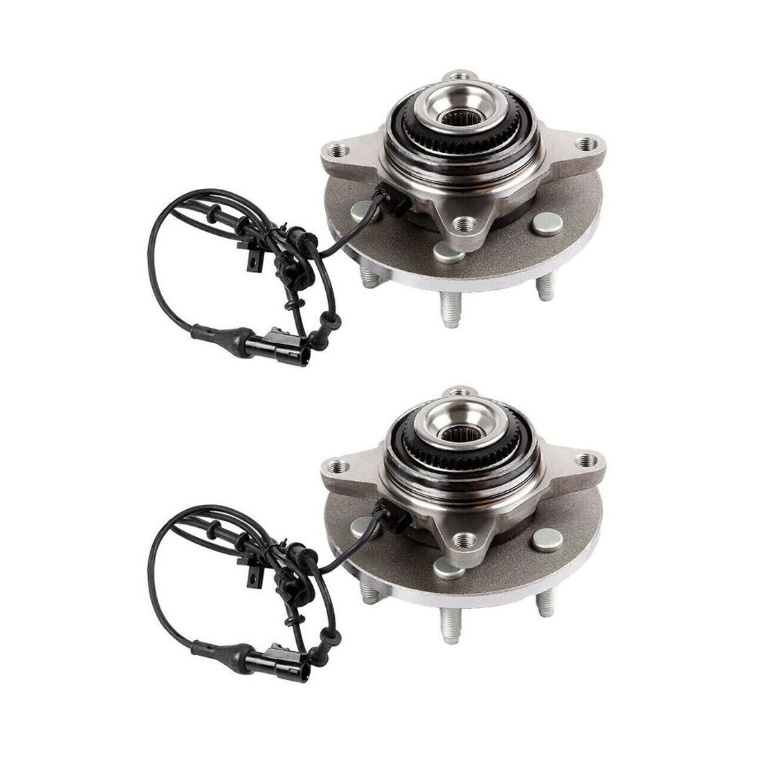 2 Sets Of - 4WD Front Wheel Bearing Hub For 2004-2008 Ford F-150 2003-2006 Expedition
