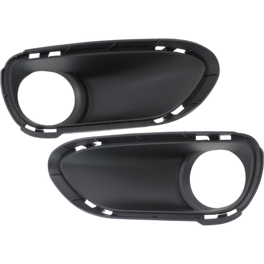 2 Sets Of - Fog Light Trim Set For 11-14 Cayenne Left & Right Textured Black