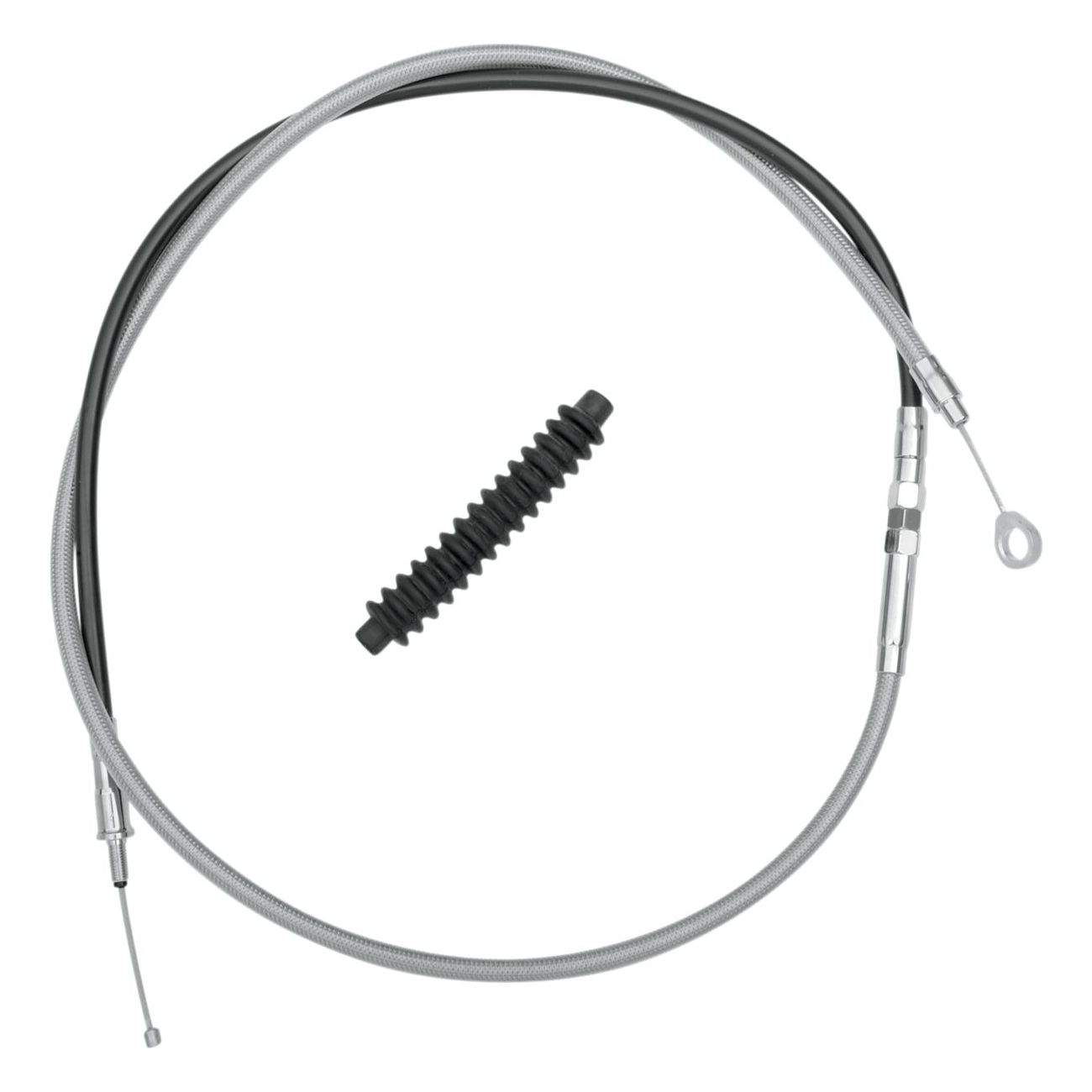 66-15/16" Braided Stainless Clutch Cable For 2008-2013 Electra Glide 0652-1492