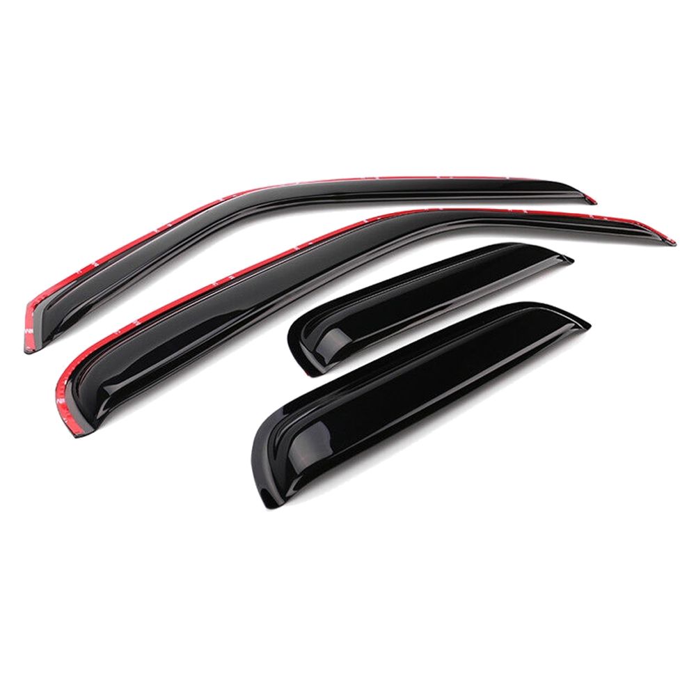 2 Sets Of - Fits 99-11 Ford 99-00 Mazda B2500 In Channel Acrylic Window Visors