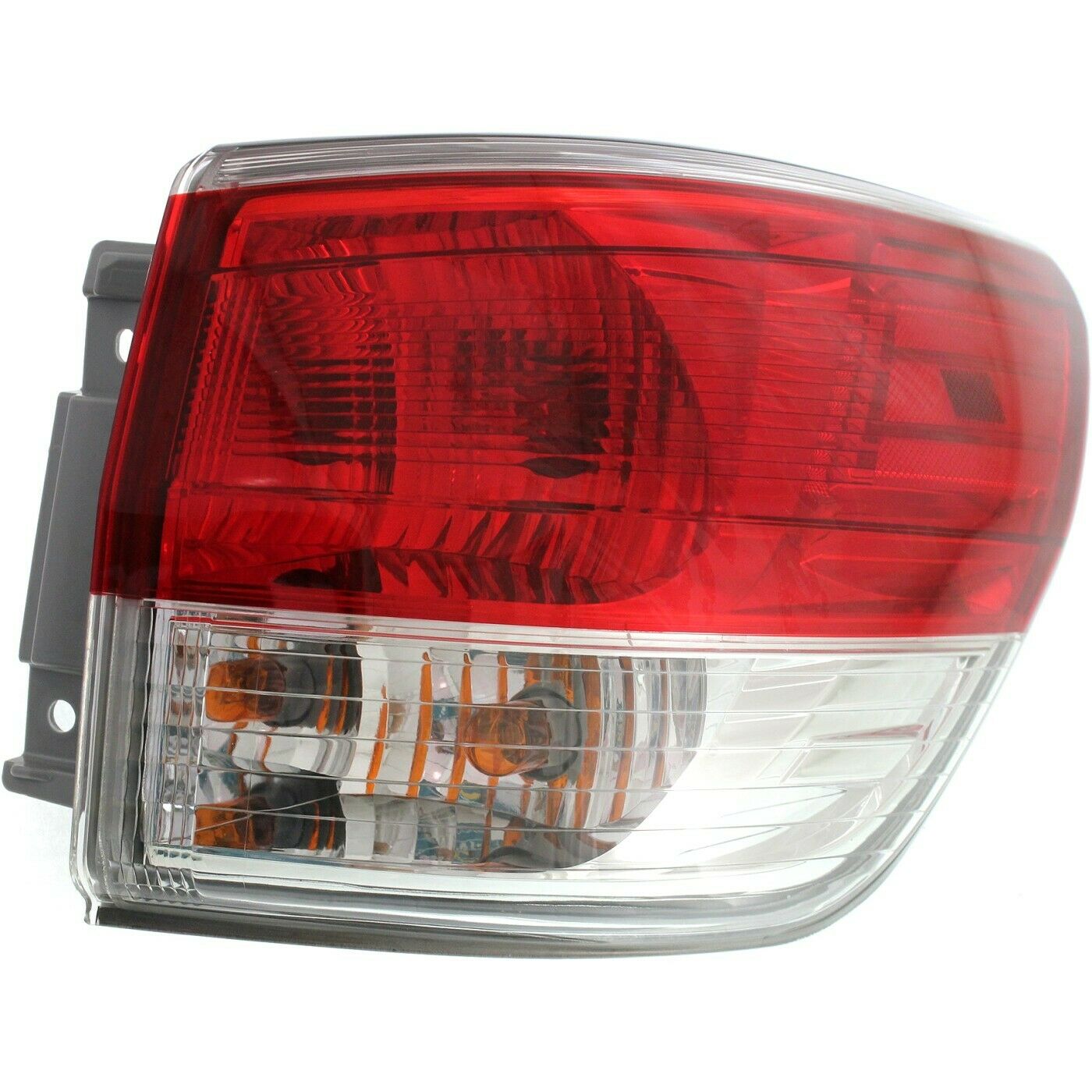 Halogen Tail Light For Nissan 2013-2016 Pathfinder Right Clear/Red Lens W/ Bulbs
