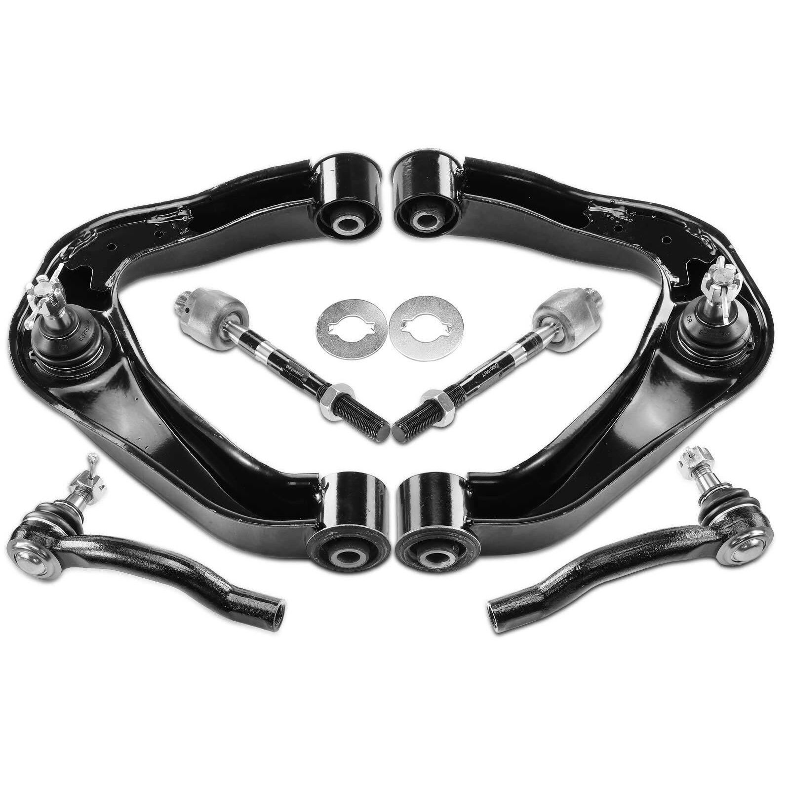 6X Control Arm&Ball Joint Tie Rod End Front For 05-19 Frontier Pathfinder Xterra