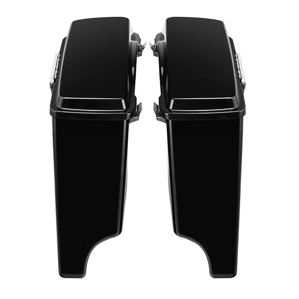 Complete Hard Saddlebags Saddle Bags W For Harley-Davidson Conversion Brackets