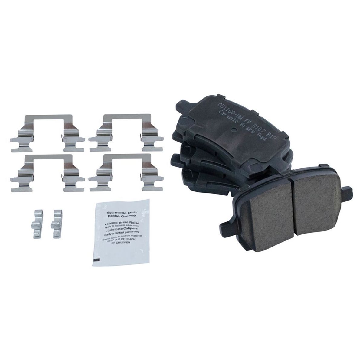For 2004-2008 Malibu 2006-2008 G6 Front Ceramic Brake Pad Rotor & Caliper Kit