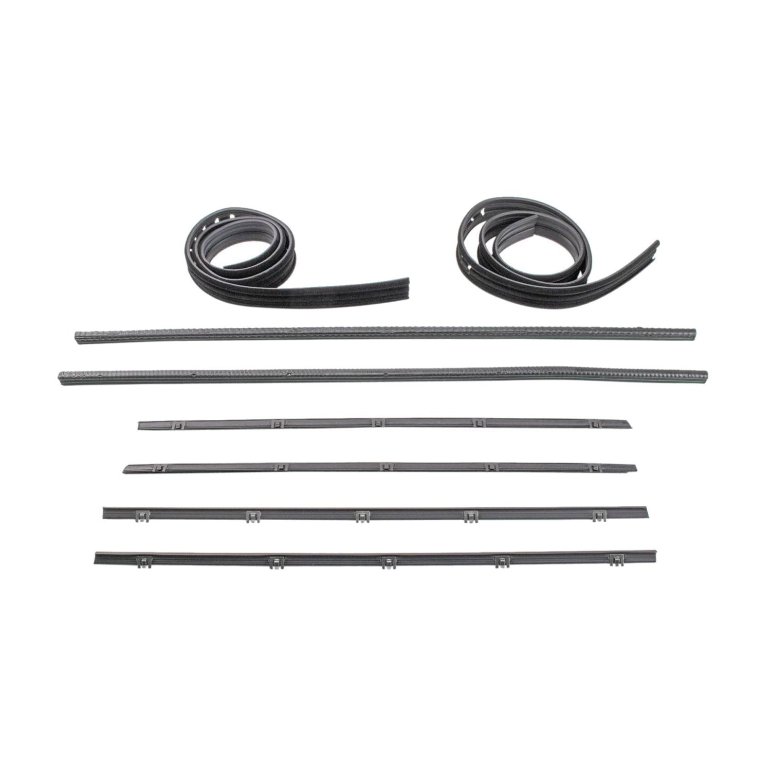 For 1968-1972 C10 Suburban Base Sport Utility Door Window Belt Weatherstrip Kit
