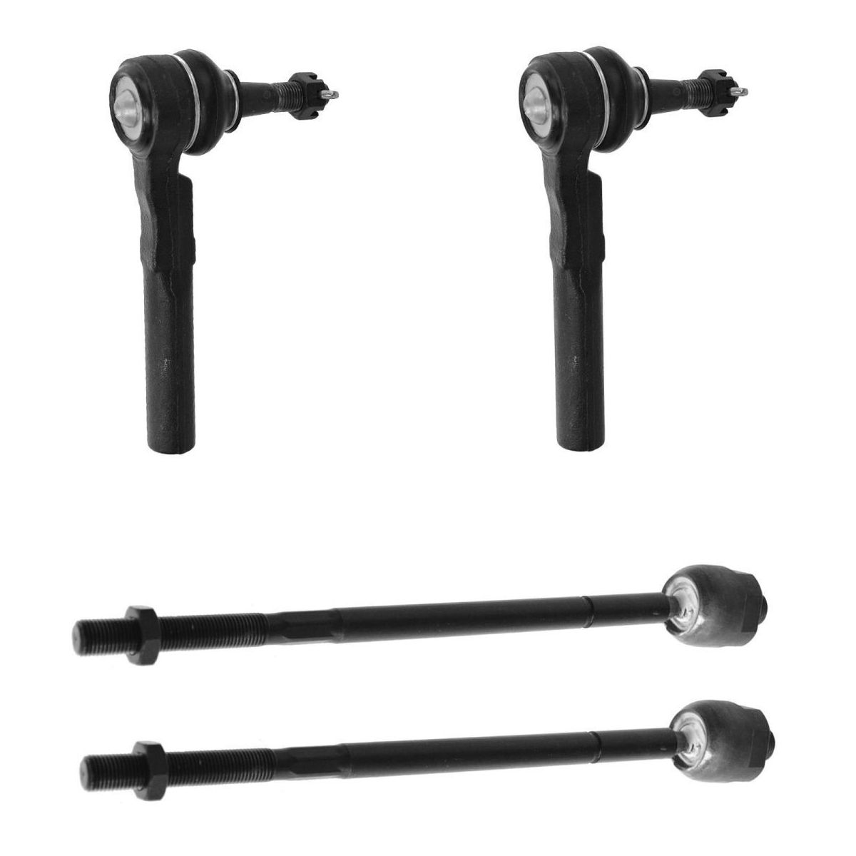 For 2002-2007 Rendezvous Tie Rod End Front Inside Inner Outside Outer Set Of 4