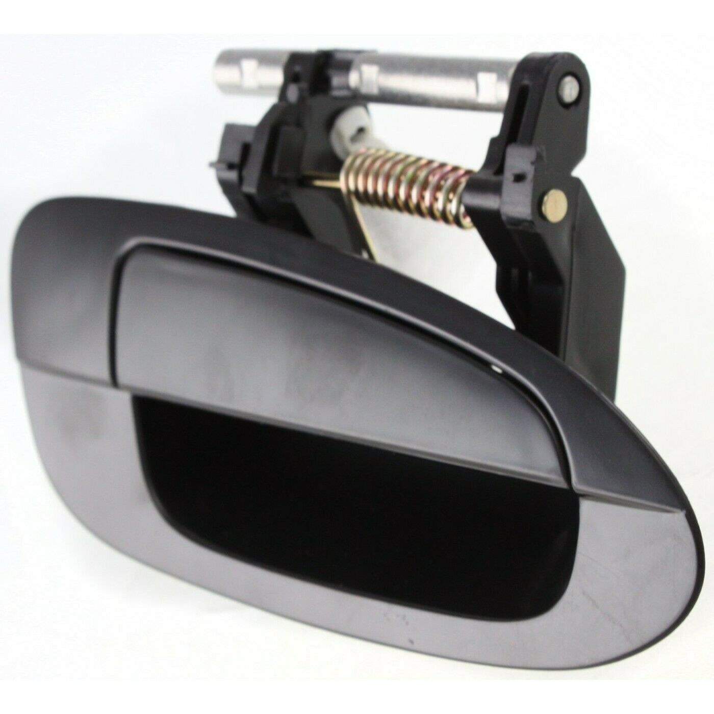 Door Handle Smooth Black Exterior Outside Kit Set Of 4 For 2002-06 Altima Sedan