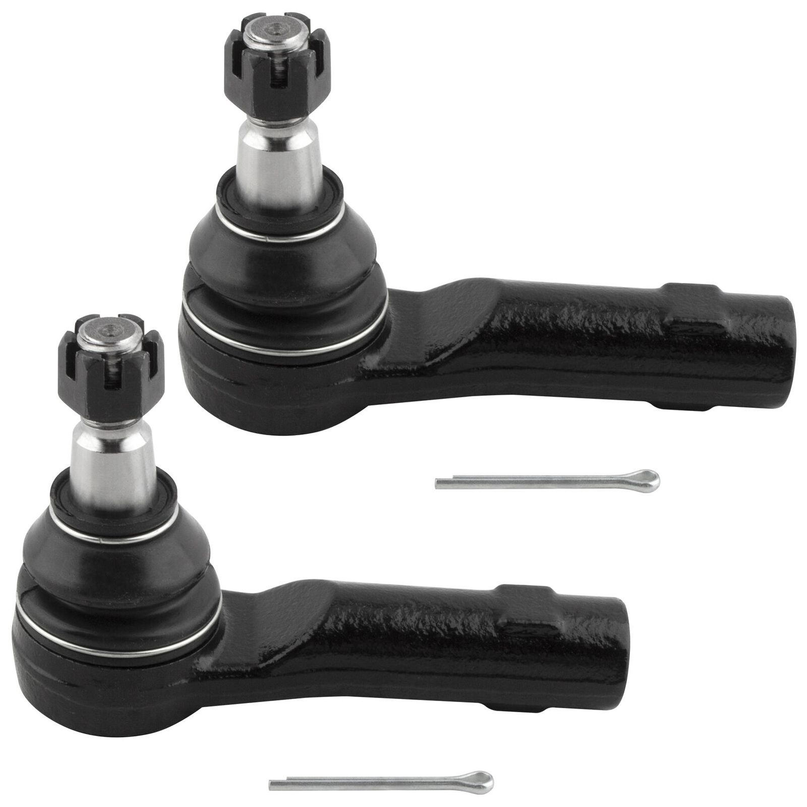 Pair Front Outer Tie Rod End For 2007-2008 F-150 FX2 Crew Cab Pickup ES3691