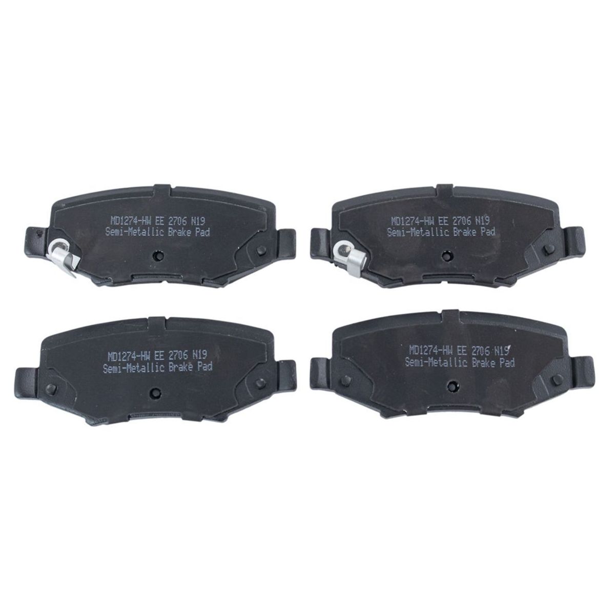 For 12 Liberty Limited Edition Sport Utility Rear Metallic Brake Pad Set Kit