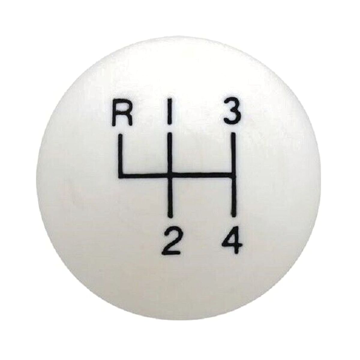For 70 Tempest GT U/K Muncie 4-Speed Shift Knob W/1-3/4 & 5/16"-18 Thread White