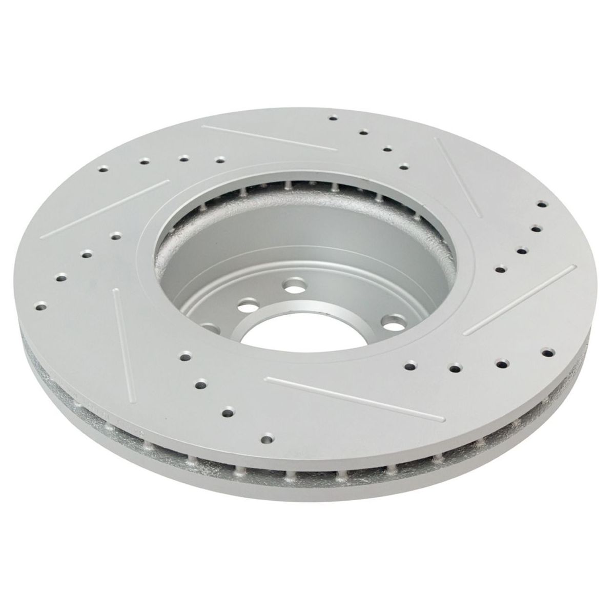 For BMW 2004-2006 525i Base Sedan Rotor & Ceramic Brake Pad Front & Rear Kit W/