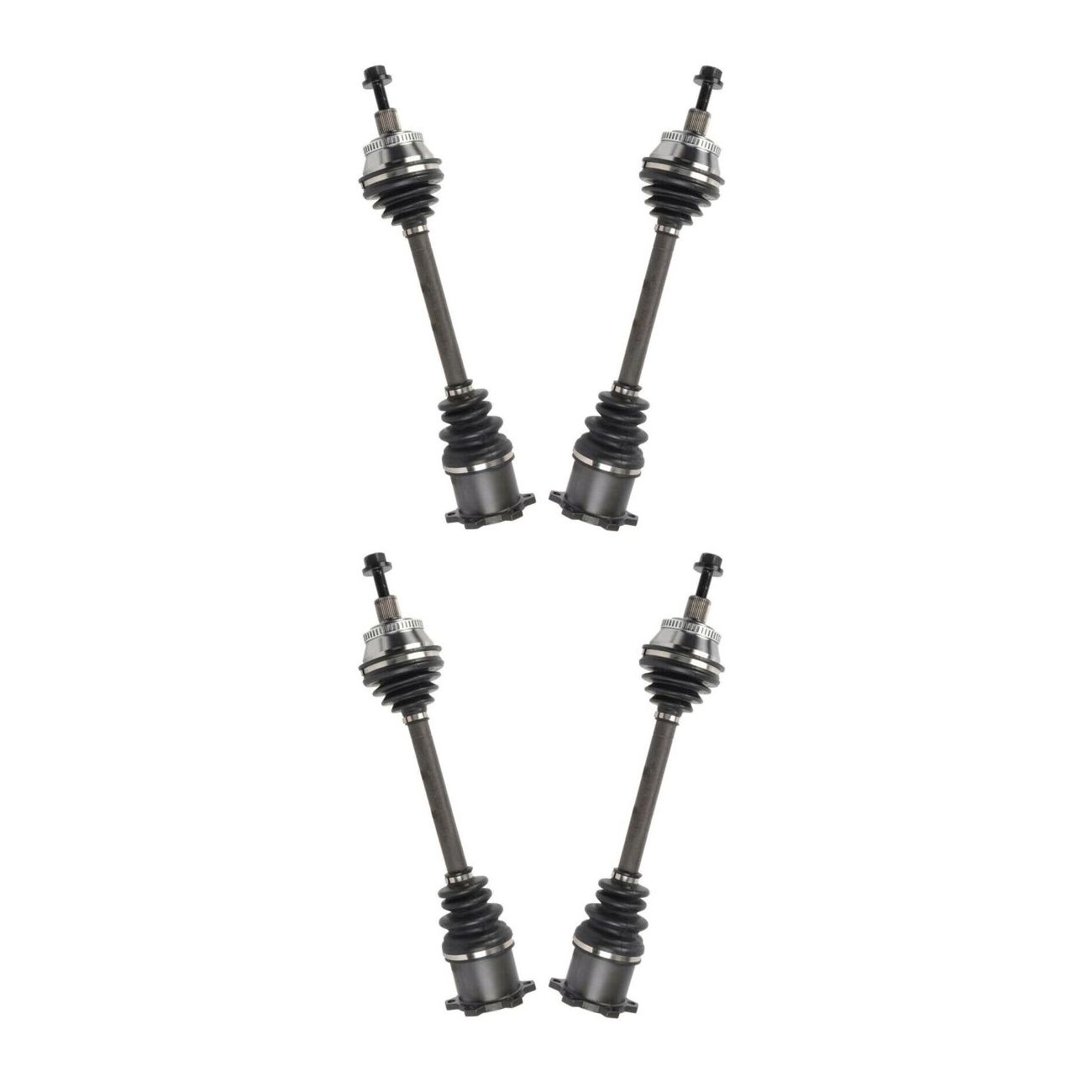 2 Sets Of - Front CV Axle Shafts Assembly For Audi 2002-2009 A4