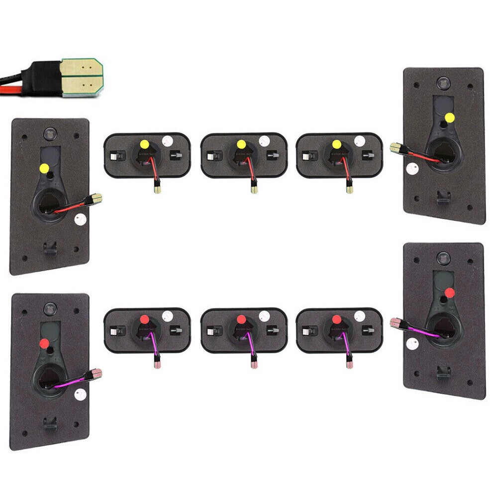 10PCS LED Cab Roof Light Marker Roof Top Lamps Smoke SUT