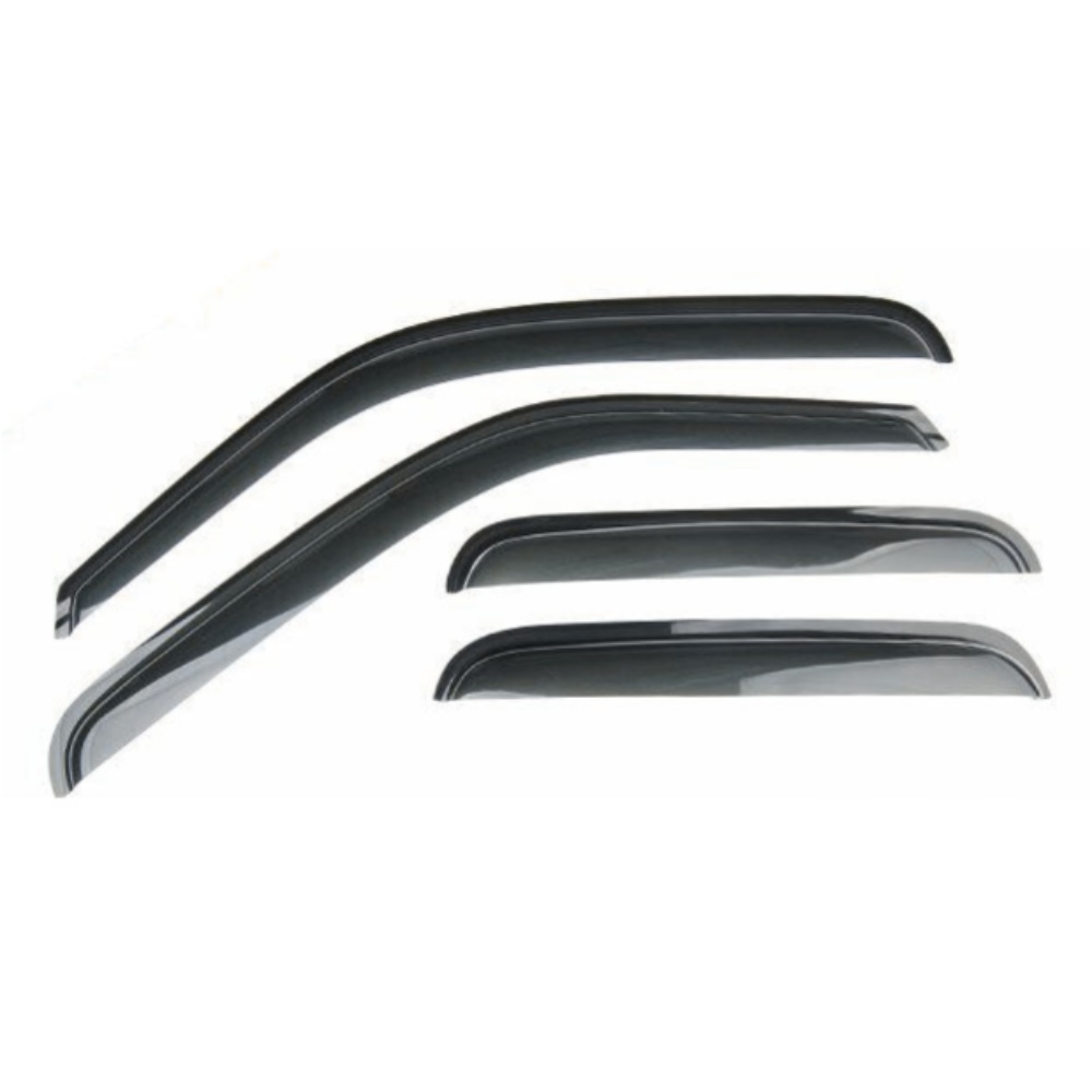 2 Sets Of - For Chevrolet GMC Extended Cab Acrylic Window Visor Vent Sun Rain Guard